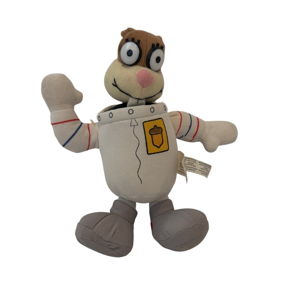 Nanco 2003 SpongeBob SquarePants Sandy Cheeks Plush Astronaut Suit 9 Inch